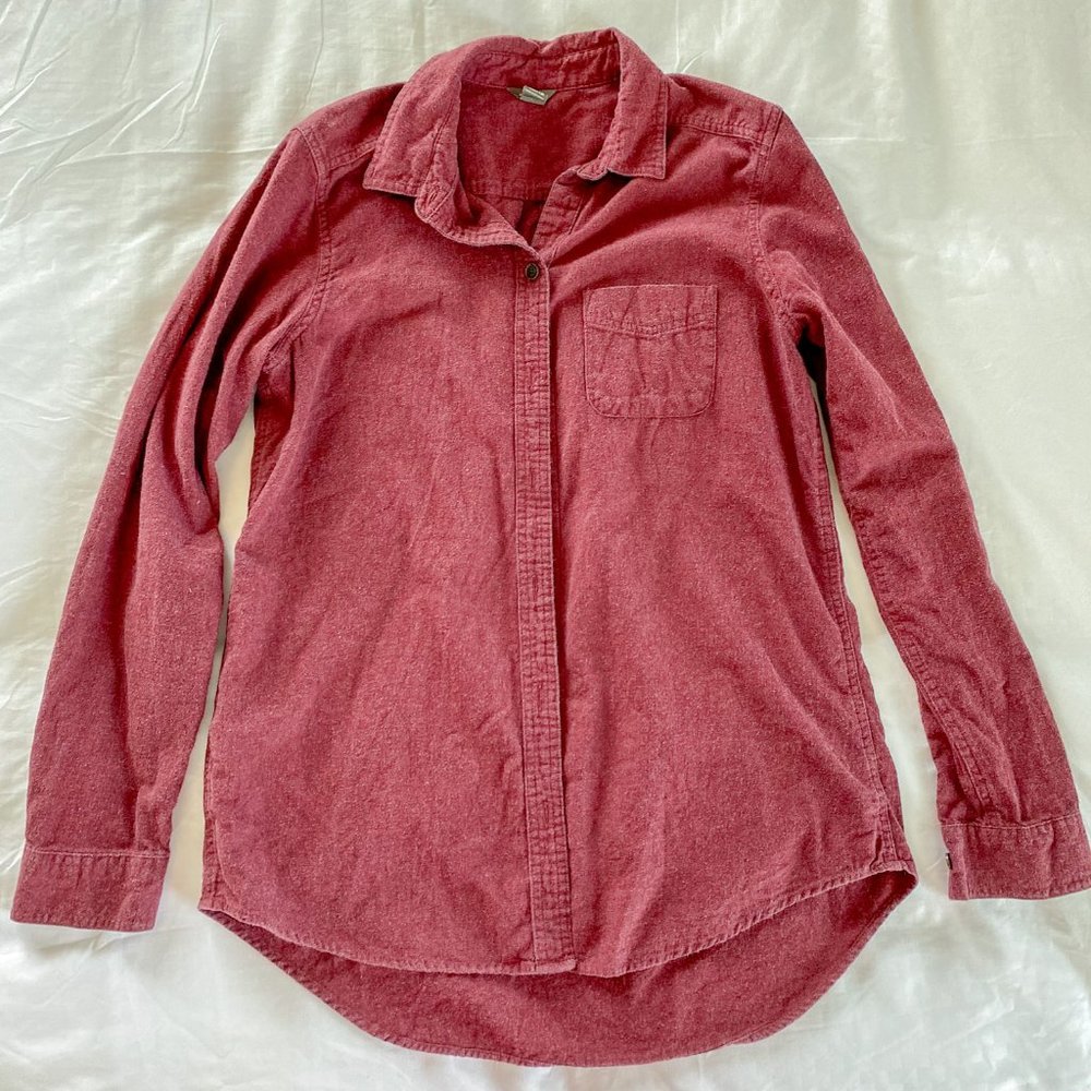 Eddie Bauer Boyfriend Flannel in Medium TALL